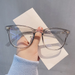 Classic Transparent Computer Frame Women Men Anti Blue Light Blocking Optical Glasses Lenses Oculos Male_viptrois.com