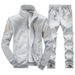M-9XL Large Men's Casual Fashion Sports Youth Spring and Autumn Sweater Cardigan Trendy Knitted Set_viptrois.com