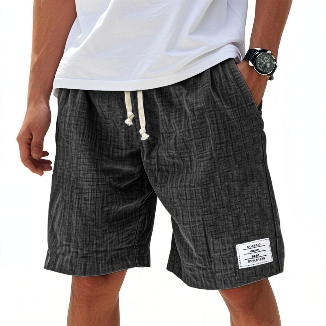 Men's 100% Cotton Casual Shorts - Breathable Summer Lounge & Beach Shorts With Comfort Fit (Multiple Colors & Sizes)_viptrois.com