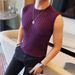 Supply And Delivery Of High-quality Men's Vest, Slim-fitting Sleeveless Knitted Bottoming Shirt, Elastic Crew Neck T-shirt, And Top Inside._viptrois.com