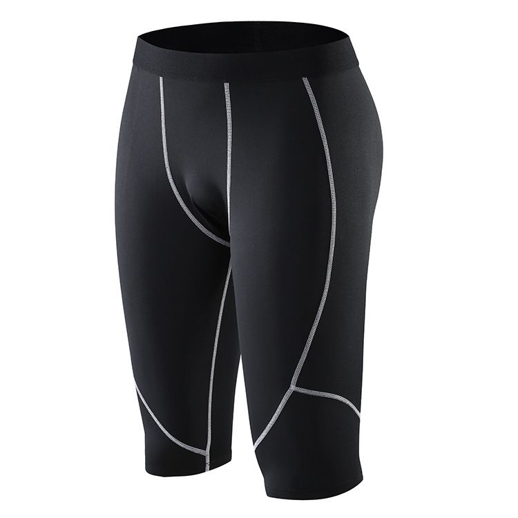 Men's clothing Summer sports leggings Running fitness training pants Men's and women's compression pants Basketball seven points_viptrois.com