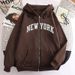 Men's Clothing new zipper hooded sweatshirt california jacket tops size_viptrois.com
