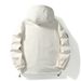 Men’s Detachable Hood Winter Coat – Water-Resistant Long Sleeve Jacket (Black/White, Machine Washable, Removable Collar For Versatility)_viptrois.com