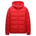 Unisex Winter Quilted Hooded Down Jacket - Lightweight Warm Puffer Coat With High Fill Power 650, Water-Resistant, Fashionable Casual Outerwear_viptrois.com
