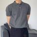 Men's Slim Fit Polo Shirt Summer Casual Short Sleeve TeeLightweight Breathable_viptrois.com
