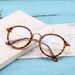 Women's Eyewear Frames Metal Round Frame Flat Glasses Anti Blue Light Glasses Internet Celebrity Student Glasses Frame Can Be Matched With Glasses_viptrois.com