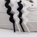 Solid Color S-shaped Wavy Ribbon Light Luxury Fashion With The Trend Of Retro Small White Shoe Rope_viptrois.com
