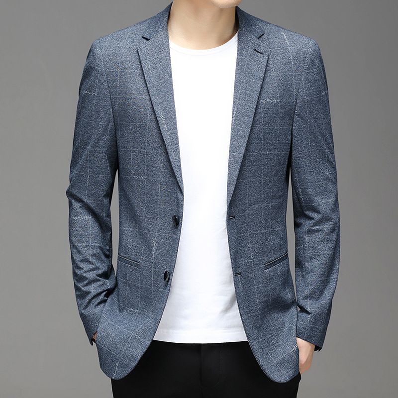 CT Spring Autumn New Men's Suit Jacket For Middle-aged And Young Business Casual High-end Non-iron Slim Fit Fashion Small_viptrois.com