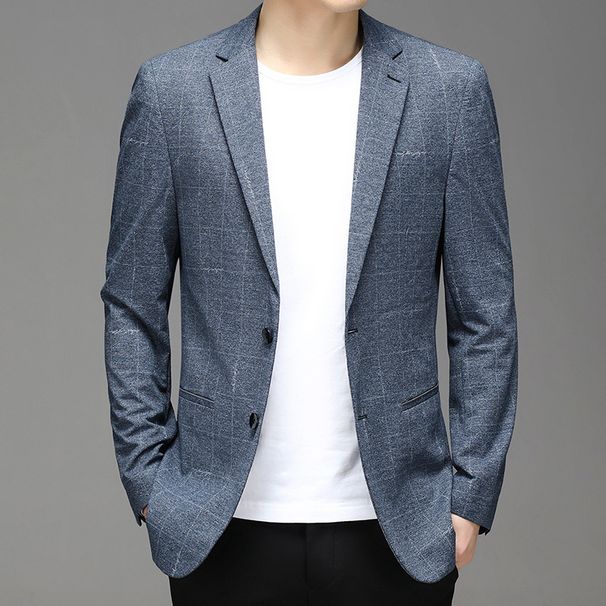 CT Spring Autumn New Men's Suit Jacket For Middle-aged And Young Business Casual High-end Non-iron Slim Fit Fashion Small_viptrois.com