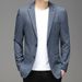 CT Spring Autumn New Men's Suit Jacket For Middle-aged And Young Business Casual High-end Non-iron Slim Fit Fashion Small_viptrois.com