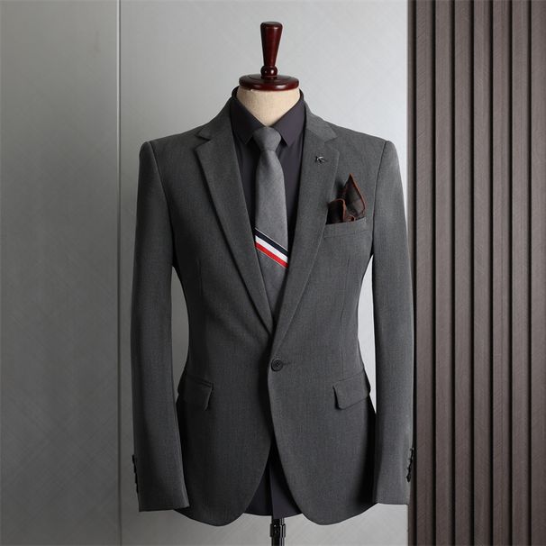 Men's Clothing Spring New Suit Men's Slim Fashion Wedding Dress Groomsmen Suit Business Professional Formal Suit_viptrois.com