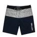 Men's Popular Striped Print Four-Sided Elastic Gray Men's Casual Surfing Beach Shorts_viptrois.com