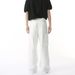 Men's Clothing High Street Cleanfit Splicing Zipper Design Hip Hop Casual Solid Color Jeans_viptrois.com