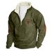 Suitable For All Seasons Spring And Autumn New D203 Men's Long Sleeve Pocketless Button Cardigan Printed Casual Fashion Trend_viptrois.com