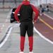 Men's Clothing Autumn And Winter Men's Casual Sports Suits Fashionable Color Matching Hooded Zipper Jacket And Trousers Suit_viptrois.com