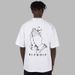Men's Clothing Short Sleeve Tide Brand New Summer National Tide Praying Cat Men And Women Cheap Cat T Shirt Couple Outfit Loose_viptrois.com