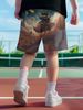 Unbeatable Quality Summer Creative Illustration Printed Fashion Men's Fitness Running Sports Basketball Shorts_viptrois.com