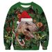 Loom Loom 2023 Trendy Christmas Crew Neck 3D Print New Unisex Top Men's Sweatshirt European And American Style_viptrois.com