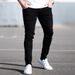 Loom Slim Fit Denim Long Cross-Border Exclusive For European And American Men's Fashion Elastic Waist New Skinny Pants_viptrois.com