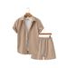 Men's Clothing Men's Shirt Casual Loose Short Sleeved Shorts_viptrois.com