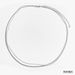 Unisex Waist chain Stainless steel street beat double loop waist trim metal chain Body chain Simple double snake bone waist chain_viptrois.com