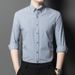CT Middle-aged Spring And Autumn 100% Cotton Men's Long Sleeve Business Commuter Casual Versatile High-end Shirt For Men_viptrois.com