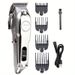 Professional Hair Clippers For Men Cordless Set , Hair Cutting Kit & Zero Gap T-Blade Trimmer Combo,With LED Display, Holiday Gift Father's Day Gift_viptrois.com