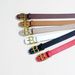 Women's Belts Smooth Buckle Belt Female Fashionable Simple Letters All Match High Grade Belt_viptrois.com