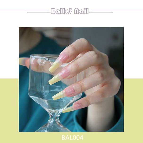 Beauty & Health Nail Patch Finished Nail Patch Nail Patch Nail Patch Beauty Foreign Trade Long Ballet Nail Gradient Nail Patch_viptrois.com
