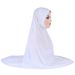 Simple large solid color gauze scarf light plate Malay hood Arab hat H321_viptrois.com