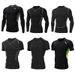 Men's Clothing Quick Drying Clothes Fitness Short Sleeved Sports Tight Underwear Suit Sweat Absorbing Training Clothes Bottoming Basketball Vest Top_viptrois.com