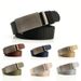 Men's belt canvas automatic buckle breathable time to run casual boys young jeans with military training outdoor batch_viptrois.com