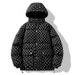 Winter New B-shaped Full Printed Cotton Jacket Men's Hooded Slim Fit Youth Thick Casual Warm Bread Jacket_viptrois.com