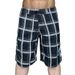 Men's Quick-Drying Loose Large Size Beach Pants Seaside Vacation Grid Five-Point Shorts_viptrois.com