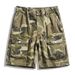 Men's Clothing Multi Pocket Work Shorts Men's Summer Mountain Camping Camouflage Casual Pants Loose Shorts Men's Shorts Trendy Brand_viptrois.com