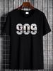 TR 909 T Shirt Vintage Drum Machine Synth Stretched Graphic Top For Everyday Wear Stylish Summer Soft Homme Casual Designer Clothes Fashion_viptrois.com