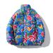 Men's Clothing Cotton Jacket Men's National Trend Peony Flower Cotton Jacket Winter Thickening Net Red Rural Festive Cotton Jacket_viptrois.com