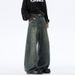 Men's Clothing & Archer0603 & Autumn/Winter Street Style Japanese Retro Distressed Trendy Wide Leg Patchwork Versatile Straight Leg Jeans For Men_viptrois.com