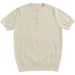 Men's Clothing Men's Short Sleeve T Shirt Fashion Summer Thin Slim Half Sleeve Knitted Bottoming Top_viptrois.com