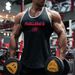 Fitness Vest Men's Foreign Trade Cross-border Training Clothes Men's Casual Tight T-shirt Trend Bodybuilding I-type Bottoming Shirt Tide_viptrois.com