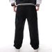 Man's clothing Skateboard pants Street hip hop jeans men's trend loose casual long pants plus size_viptrois.com