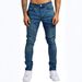 Men's Clothing Men's Straight Leg Jeans Style Street Fashion Retro Skinny Denim Cool Versatile For Formal & Casual For Men_viptrois.com