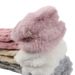 Women's Fingerless Velvet Gloves - Knitted 8-Shaped Twisted Design, Warm & Soft Wool For Autumn & Winter (Short Turn-Up Cuff, Stylish & Cozy)_viptrois.com