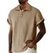 Cross-border European And American Short-sleeved Loose Knit Jacquard Polo Shirt, Foreign Trade Men's Clothing, Collared_viptrois.com
