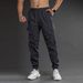 Men’s Cargo Jogger Pants – Stretch Polyester, Multi-Pocket Utility Design (4 Colors, M-XXXL)_viptrois.com