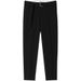 Men's Thin Ice Silk Cropped Trousers Summer Style Casual Dress Pants Korean Trendy Slim Fit Tapered Leg Suit_viptrois.com