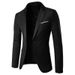 New Men's Plus Size Slim Fit Suit Jacket Casual Single Breasted Blazer_viptrois.com