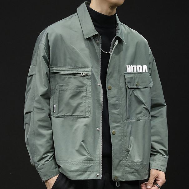 American Jacket Men, Trendy Plus Size Men's Workwear Pilot Jacket, Spring And 2023 New Style Top For Autumn_viptrois.com