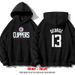 Spring And Autumn New Clippers Pickled Pepper George No. 13 Basketball Casual Hooded Sweater Men_viptrois.com