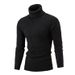 Men's Clothing Autumn And Winter Pullover Turtleneck Sweater Men's Twisted Long Sleeved Men's Knitted Sweater Solid Color Style_viptrois.com